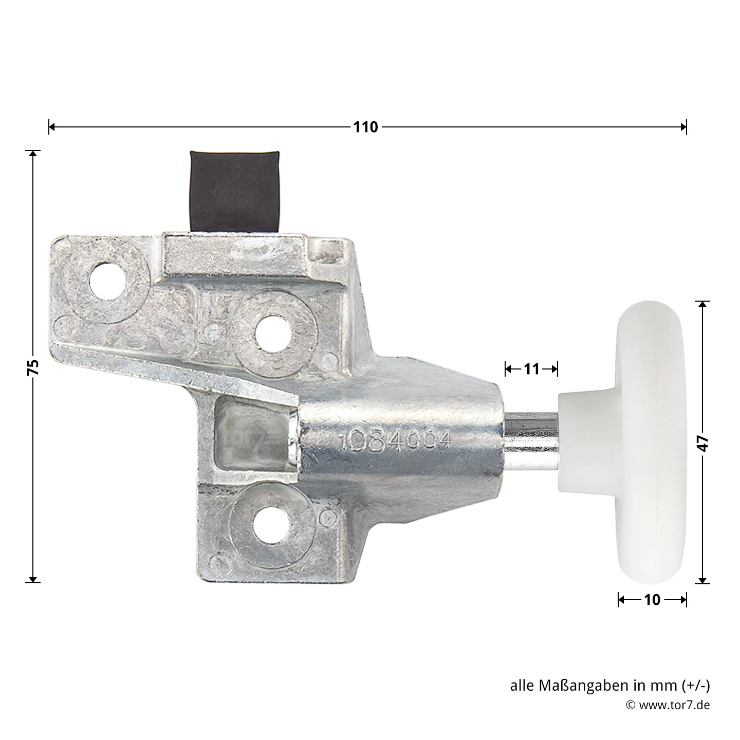 Hörmann Rollenhalter Mit Laufrolle Und Puffer, Rechts 7 Hörmann Rollenhalter Mit Laufrolle Und Puffer, Rechts – Bild 5
