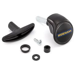 Titelseite -Heimwerkzeuge 3024989 hoermann torgriffgarnitur schwarz stiftlaenge 735 mm ts 075 15 3 lieferumfang