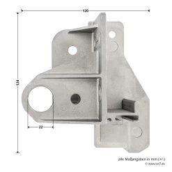Hörmann Aufsetzstück, Beschlagsart N, Links 11 Hörmann Aufsetzstück, Beschlagsart N, Links -Heimwerkzeuge 3027708 hoermann aufsetzstueck beschlagsart n links bemassung 2