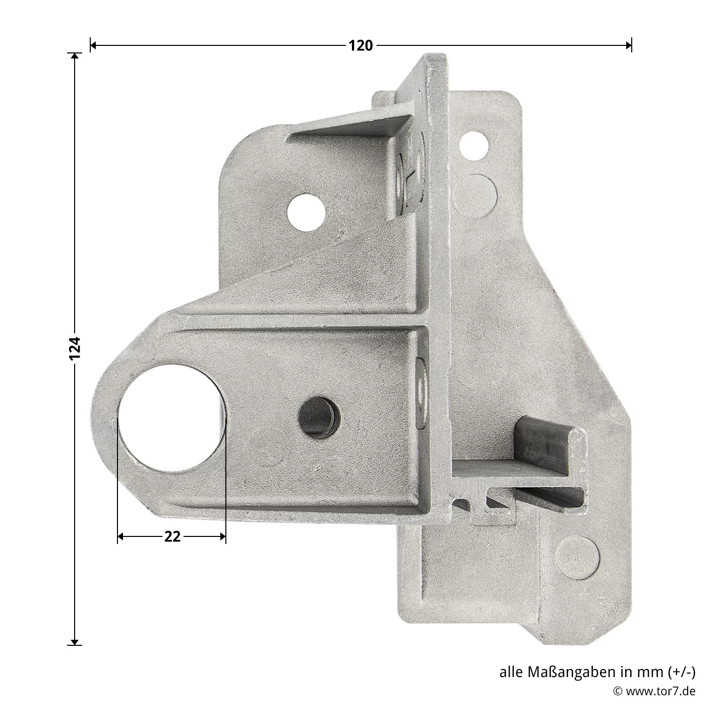 Hörmann Aufsetzstück, Beschlagsart N, Links 7 Hörmann Aufsetzstück, Beschlagsart N, Links – Bild 5