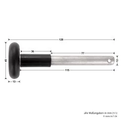 Hörmann Laufrolle Mit Kugellager Und Splintbohrung, Edelstahl -Heimwerkzeuge 3053385 hoermann laufrolle typ ks kugellager und splintbohrung edelstahl masse
