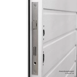 Hörmann Einsteck-Rohrprofilschloss KFV Für Schlupf-und Nebentüren, PZ -Heimwerkzeuge 3070038 hoermann einsteck rohrprofilschloss 1314 pz fuer schlupf und nebentuer einbausituation 1