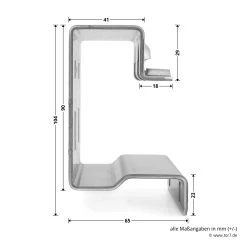 Hörmann Federstopperkonsole -Heimwerkzeuge 3073628 hoermann federstopperkonsole seitenmasse