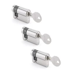 Hörmann Profilhalbzylinder, Gleichschließend, 3 Stück