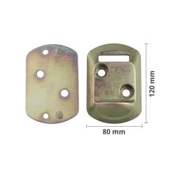 Hörmann Auflaufbock Als Bodenanschlag Für Drehtore -Heimwerkzeuge 436234 hoermann auflaufbock als bodenanschlag fuer drehtore masse oben