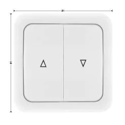 Hörmann Innentaster TUPS 2 Für Unterputzsender -Heimwerkzeuge 436266 hoermann taster tups 2 masse