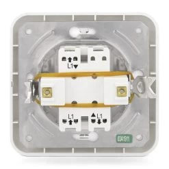 Hörmann Innentaster TUPS 2 Für Unterputzsender -Heimwerkzeuge 436266 hoermann taster tups 2 rueckseite