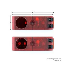 Hörmann Einweg-Lichtschranke EL 101 -Heimwerkzeuge 436294 hoermann einweg lichtschranke el 101 breite laenge draufsicht