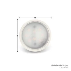 Hörmann LED-Reflektorlampe Für SupraMatic -Heimwerkzeuge 436992 hoermann reflektorlampe fuer supramatic vorderansicht breite laenge