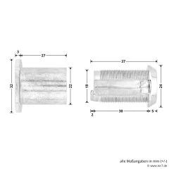 Hörmann Notentriegelungsschloss NET 5 -Heimwerkzeuge 437190 hoermann notentriegelungsschloss net 5 umfang
