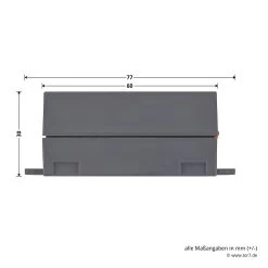 Hörmann 1-Kanal-Empfänger HE 1, 26,995 MHz -Heimwerkzeuge 437241 hoermann 1 kanal empfaenger he 1 26 995 mhz hoehe laenge