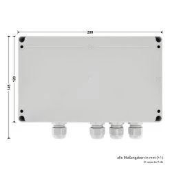 Hörmann 2-Kanal-Relais-Empfänger HER 2, 26,975 MHz -Heimwerkzeuge 437265 hoermann 2 kanal relais empfaenger her 2 26975 mhz bemassung auswerteinheit