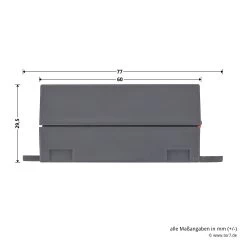 Hörmann 1-Kanal-Empfänger HE 1, 433 MHz 12 Hörmann 1-Kanal-Empfänger HE 1, 433 MHz -Heimwerkzeuge 437381 hoermann 1 kanal empfaenger he 1 433 mhz masse 2