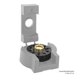 Hörmann Antriebsscheibe Für Führungsschiene FS 10 Und FS 2 -Heimwerkzeuge 438108 hoermann antriebsscheibe fuer fuehrungsschiene fs 10 und fs 2 anwendungsbeispiel 1