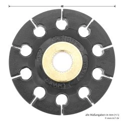 Hörmann Antriebsscheibe Für Führungsschiene FS 10 Und FS 2 -Heimwerkzeuge 438108 hoermann antriebsscheibe fuer fuehrungsschiene fs 10 und fs 2 durchmesser