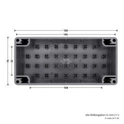 Hörmann Leer-Gehäuse-Unterteil IP 54 8 Hörmann Leer-Gehäuse-Unterteil IP 54 -Heimwerkzeuge 438266 hoermann leer gehaeuse unterteil ip 54 breite laenge