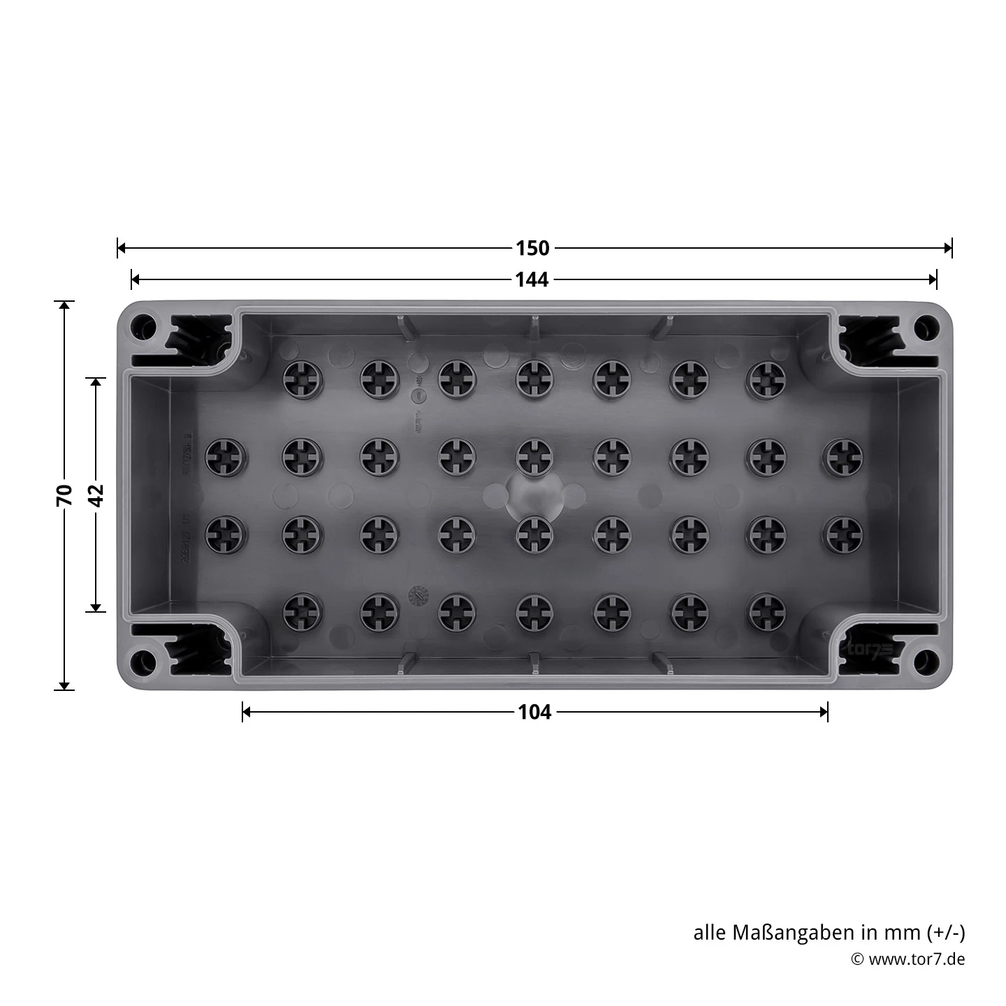 Hörmann Leer-Gehäuse-Unterteil IP 54 5 Hörmann Leer-Gehäuse-Unterteil IP 54 – Bild 3