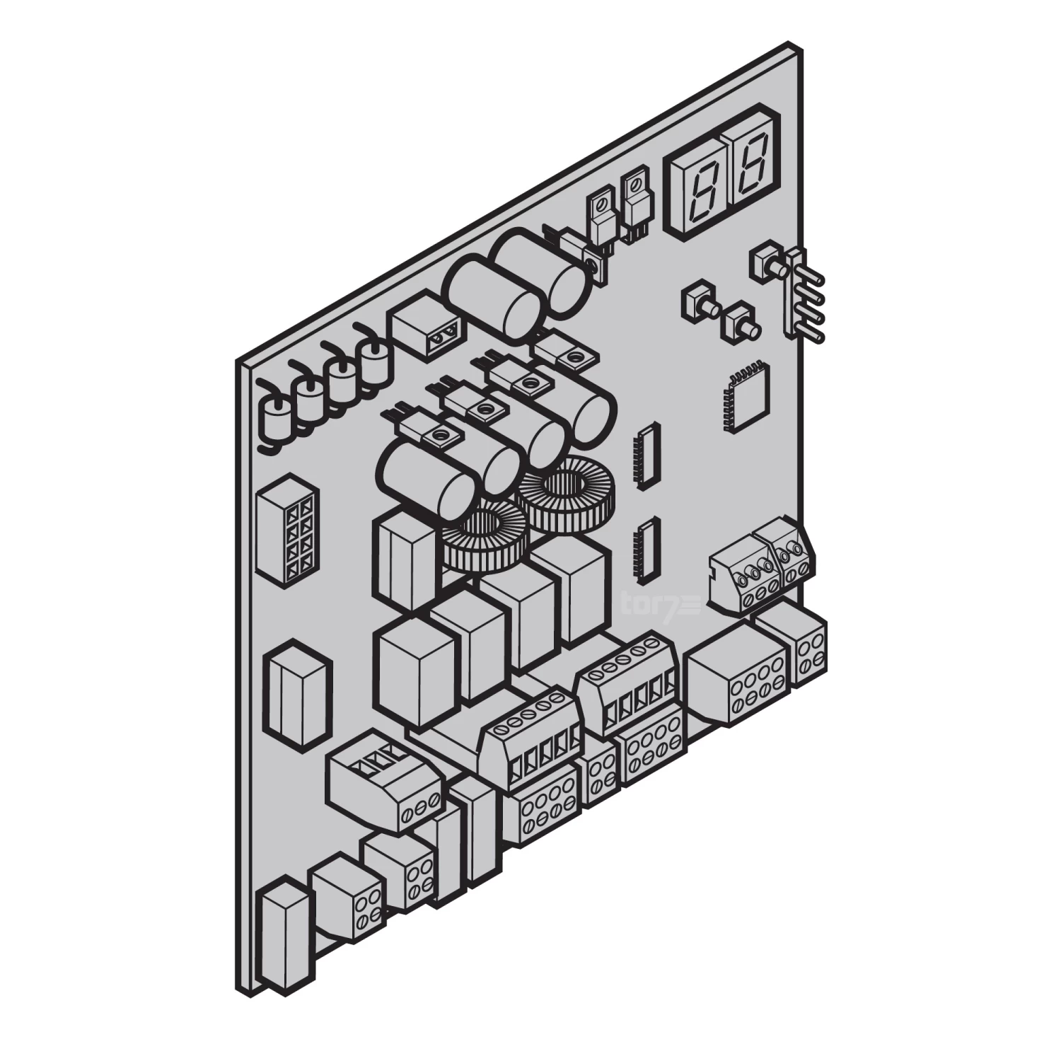 Hörmann Steuerplatine Für Drehtorantrieb DTA 4 Hörmann Steuerplatine Für Drehtorantrieb DTA – Bild 2