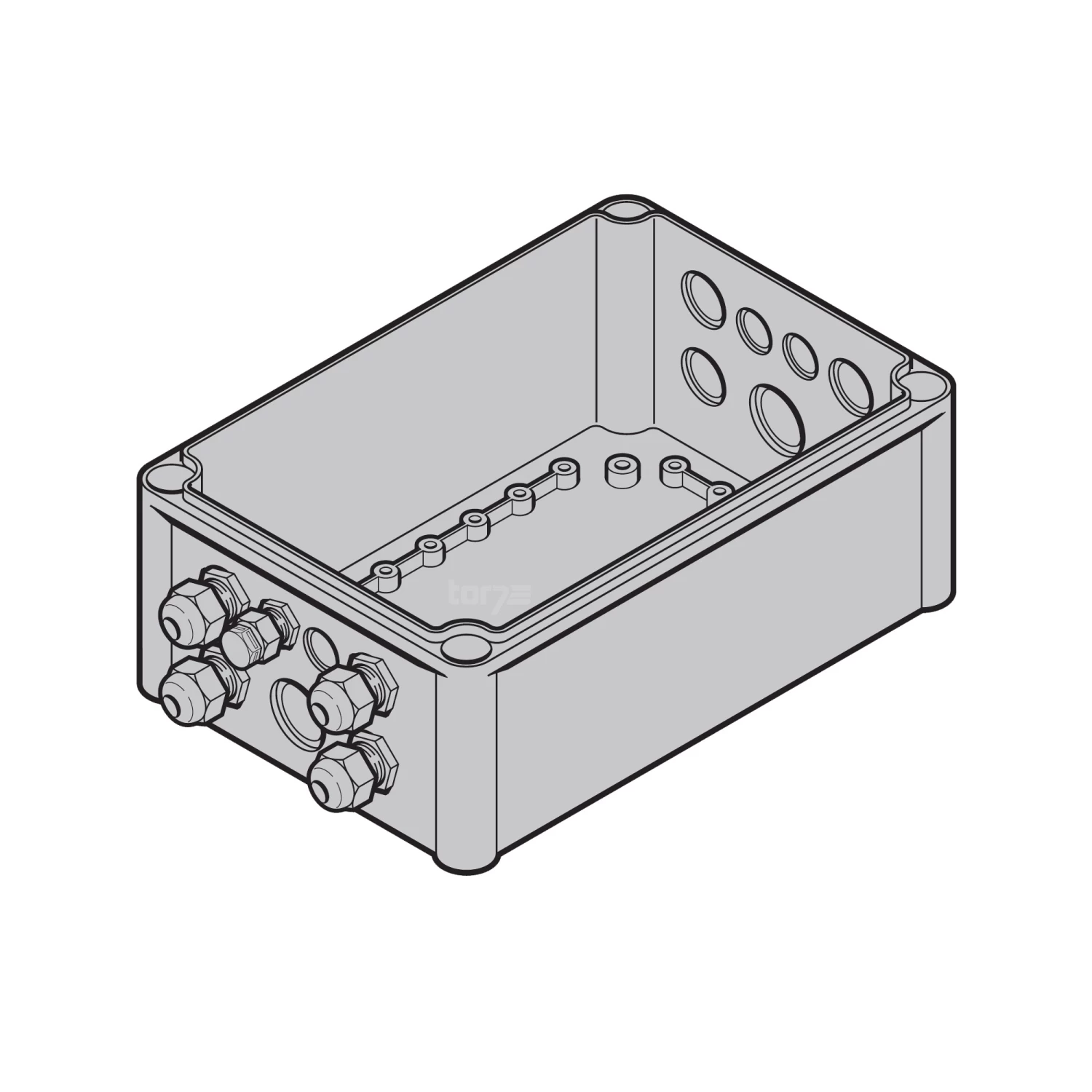 Hörmann Steuerungsgehäuse Für Drehtorantrieb DTA, Unterteil 4 Hörmann Steuerungsgehäuse Für Drehtorantrieb DTA, Unterteil – Bild 2