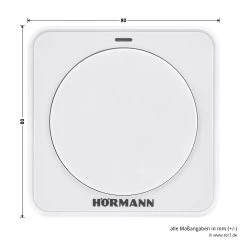 Hörmann Funk-Innentaster FIT 1, BiSecur -Heimwerkzeuge 439740 hoermann funk innentaster fit 1 bisecur draufsicht