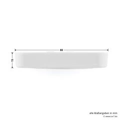 Hörmann Funk-Innentaster FIT 4, BiSecur -Heimwerkzeuge 439741 hoermann funk innentaster fit 4 bisecur seitenansicht