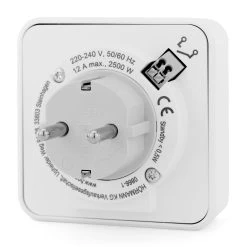 Hörmann Funk-Empfänger-Steckdose FES 1-1, BiSecur -Heimwerkzeuge 439746 hoermann funk empfaenger steckdose fes 1 1 bisecur rueckansicht