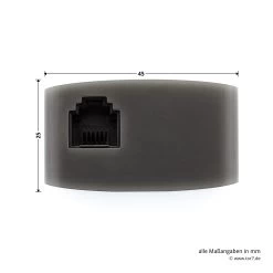 Hörmann Adapterplatine HAP 1 HCP -Heimwerkzeuge 4510204 hoermann adapterplatine hap 1 hcp masse seitenansicht