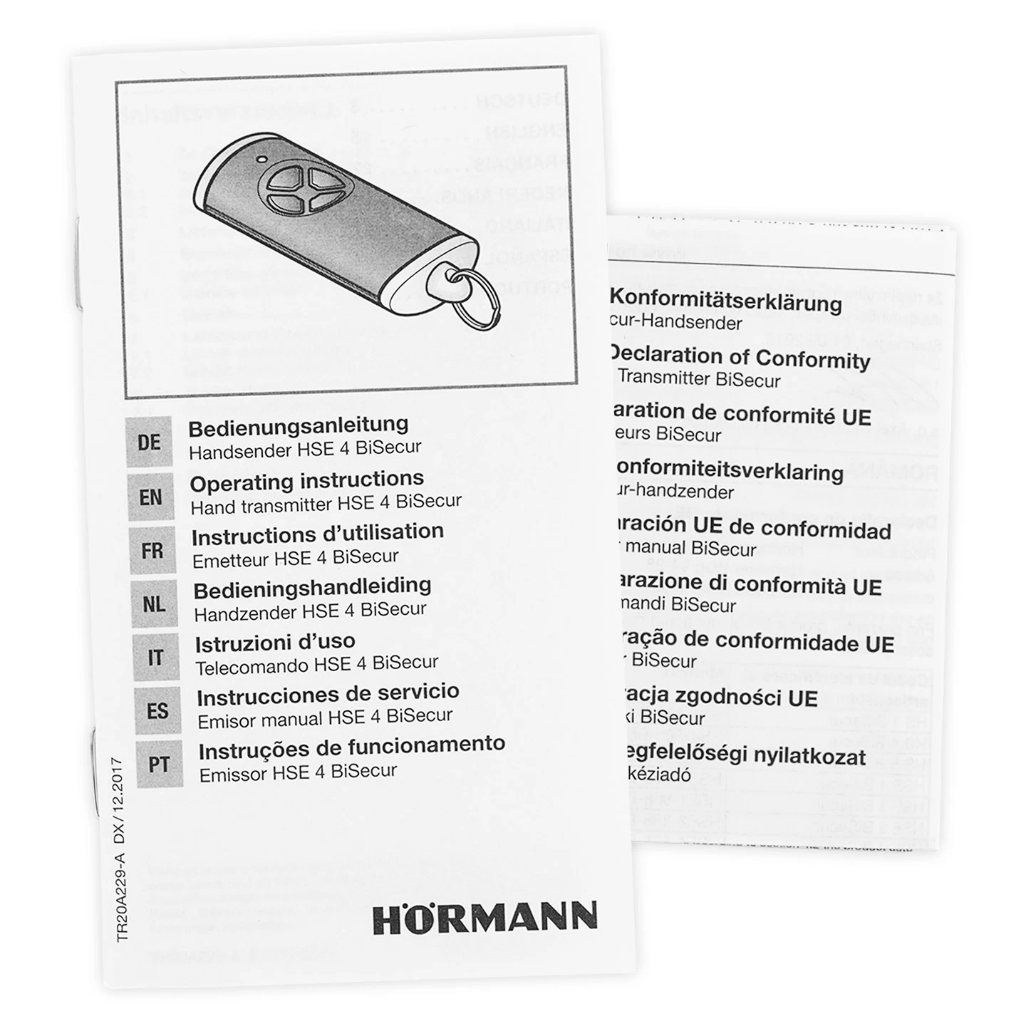 Hörmann Handsender HSE 4, BiSecur, Frozen Grey 6 Hörmann Handsender HSE 4, BiSecur, Frozen Grey – Bild 4