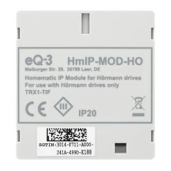 Hörmann Homematic IP-Gateway Inkl. HCP-Adapter -Heimwerkzeuge 4511626 hoermann homematic ip gateway labelseite draufsicht