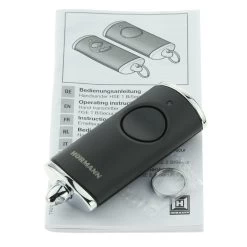 Hörmann Handsender HSE 1, BiSecur, Struktur Schwarz -Heimwerkzeuge 4511728 hoermann handsender hse 1 bisecur struktur schwarz lieferumfang