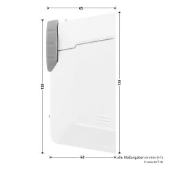 Hörmann Funk-Türschlossantrieb SmartKey -Heimwerkzeuge 4511787 hoermann funk tuerschlossantrieb smartkey weiss masse seite