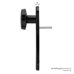 Hörmann Feuerschutz-Wechselgarnitur Typ D110 In Kunststoff Schwarz -Heimwerkzeuge 454685 hoermann feuerschutz wechselgarnitur typ d 110 in kunststoff schwarz griff aussen tiefe