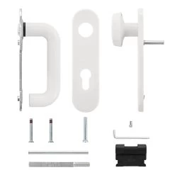 Hörmann FS Wechselgarnitur D110 Kurzschild PZ, Weiß -Heimwerkzeuge 454688 hoermann fs wechselgarnitur d 110 pz kurzschild polyamid weiss gleitlager lieferumfang