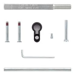 Hörmann FS Wechselgarnitur D110 Kurzschild PZ, Weiß -Heimwerkzeuge 454688 hoermann fs wechselgarnitur d 110 pz kurzschild polyamid weiss gleitlager montagematerial