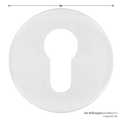 Hörmann FS Panik-Drückergarnitur D110 Rosette PZ, Alu -Heimwerkzeuge 454735 hoermann fs panikgarnitur d110 pz rosette alu f1 gleitlager durchmesser