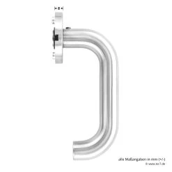 Hörmann FS Wechselgarnitur D110 Rosette PZ, Edelstahl -Heimwerkzeuge 454742 hoermann fs wechselgarnitur d110 pz rosette edelstahl gleitlager griff