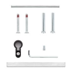 Hörmann FS Drückergarnitur D110 Kurzschild PZ, Schwarz -Heimwerkzeuge 498165 hoermann fs drueckergarnitur d 110 kurzschild pz gleitlager polyamid schwarz montagematerial