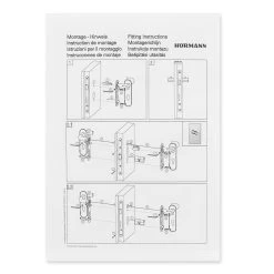 Hörmann FS Wechselgarnitur D210 Kurzschild PZ, Edelstahl -Heimwerkzeuge 545723 hoermann fs wechselgarnitur d210 pz kurzschild edelstahl gleitlager anleitung