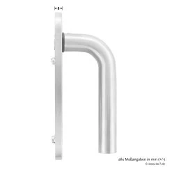 Hörmann FS Wechselgarnitur D210 Kurzschild PZ, Edelstahl -Heimwerkzeuge 545723 hoermann fs wechselgarnitur d210 pz kurzschild edelstahl gleitlager griff masse