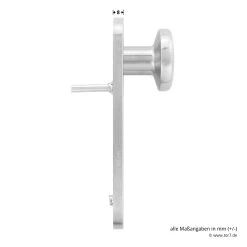 Hörmann FS Wechselgarnitur D210 Kurzschild PZ, Edelstahl -Heimwerkzeuge 545723 hoermann fs wechselgarnitur d210 pz kurzschild edelstahl gleitlager knauf masse