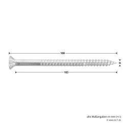 Hörmann Dübelpaket D53, OD-Stahltüren, T30 Brandschutztüren -Heimwerkzeuge 548783 hoermann duebelpaket d53 10 x 100 senkkopfschraube torx mauerwerk beton 8 st masse schraube