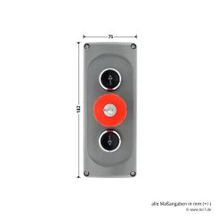 Hörmann Drucktaster DTNA 30 -Heimwerkzeuge 637043 drucktaster dtna 30 breite hoehe