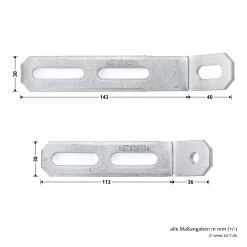 Hörmann Drehmomentstütze 1 Für Industrietorantriebe WA 400 Und ITO 400 -Heimwerkzeuge 638075 hoermann drehmomentstuetze 1 fuer industrietorantriebe wa 400 und ito 400 masse