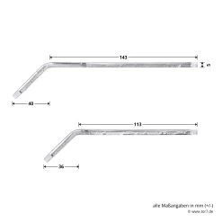 Hörmann Drehmomentstütze 1 Für Industrietorantriebe WA 400 Und ITO 400 -Heimwerkzeuge 638075 hoermann drehmomentstuetze 1 fuer industrietorantriebe wa 400 und ito 400 masse seite