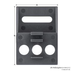 Hörmann Zubehörbeutel Erweiterungsgehäuse -Heimwerkzeuge 638079 hoermann zubehoerbeutel erweiterungsgehaeuse winkel bemassung