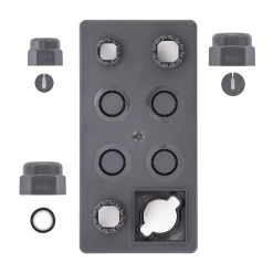 Hörmann Flanschdeckel Unten, Mit Verschraubungen -Heimwerkzeuge 638124 hoermann flanschdeckel unten mit verschraubungen lieferumfang