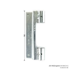 Hörmann Rahmenteil KO Verzinkt, Nicht Verstellbar, H8-5/MZ -Heimwerkzeuge 690404 hoermann rahmenteil ko verzinkt nicht verstellbar fuer h8 5 mz hoehe