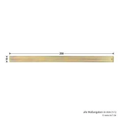 Hörmann Türkantriegel 20 X 250 Mm Gelb Verzinkt, ZK/MZ -Heimwerkzeuge 690946 hoermann tuerkantriegel 20 x 250 mm gelb verzinkt zk mz masse 1