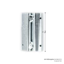 Hörmann Flügelteil FE Verzinkt, Verstellbar, H8-5/MZ/Quadro 8 Hörmann Flügelteil FE Verzinkt, Verstellbar, H8-5/MZ/Quadro -Heimwerkzeuge 691050 hoermann fluegelteil fe verzinkt verstellbar h8 5 mz quadro hoehe