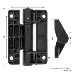 Hörmann Aluminium-Druckgussband, Aufliegend -Heimwerkzeuge 766664 hoermann aluminium druckgussband aufliegend masse
